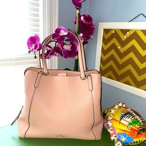 Three pocket pink Kate Spade tote